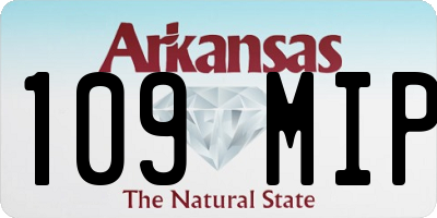 AR license plate 109MIP