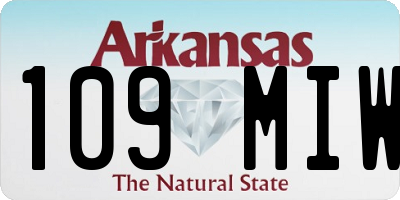AR license plate 109MIW