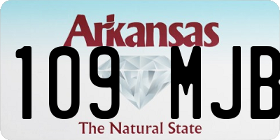AR license plate 109MJB