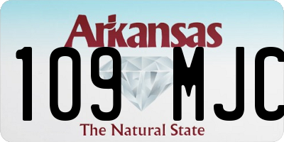 AR license plate 109MJC