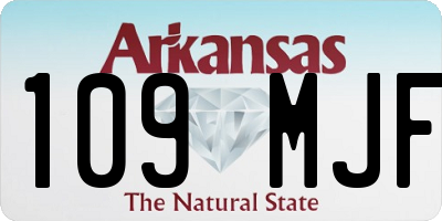 AR license plate 109MJF