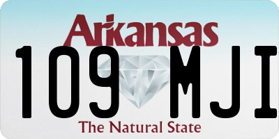 AR license plate 109MJI