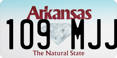 AR license plate 109MJJ