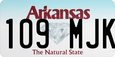 AR license plate 109MJK