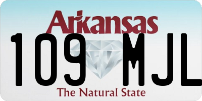 AR license plate 109MJL