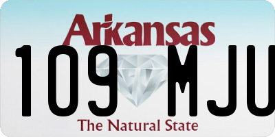 AR license plate 109MJU