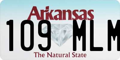 AR license plate 109MLM