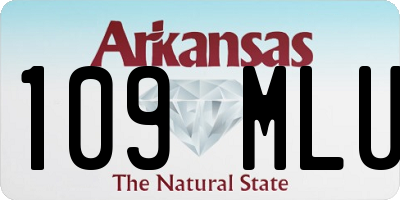 AR license plate 109MLU