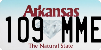 AR license plate 109MME