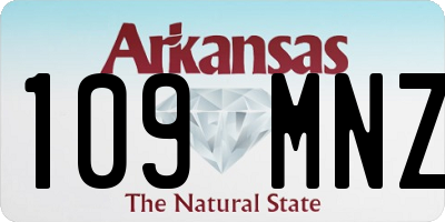 AR license plate 109MNZ