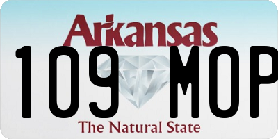 AR license plate 109MOP