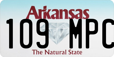 AR license plate 109MPC