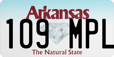 AR license plate 109MPL