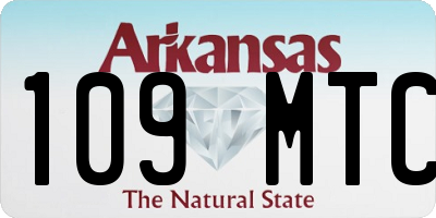 AR license plate 109MTC