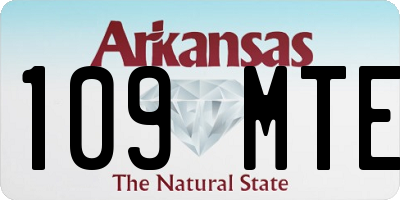 AR license plate 109MTE
