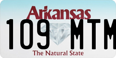 AR license plate 109MTM