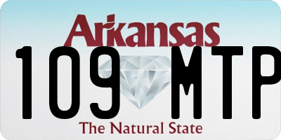 AR license plate 109MTP