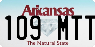 AR license plate 109MTT
