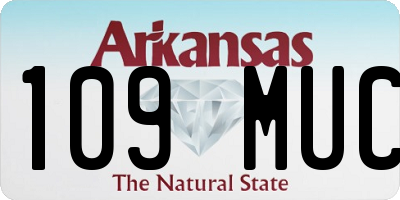 AR license plate 109MUC