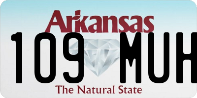 AR license plate 109MUH