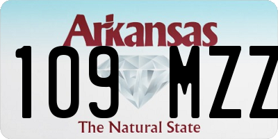 AR license plate 109MZZ