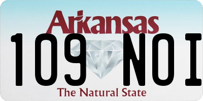 AR license plate 109NOI