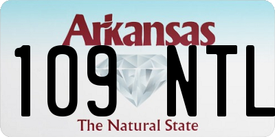 AR license plate 109NTL