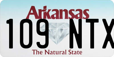 AR license plate 109NTX
