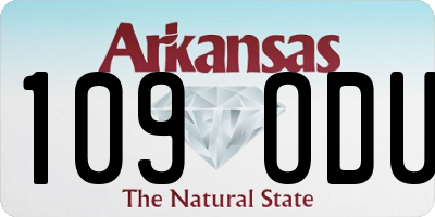 AR license plate 109ODU