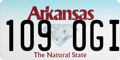 AR license plate 109OGI