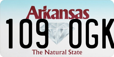 AR license plate 109OGK