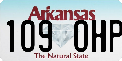 AR license plate 109OHP
