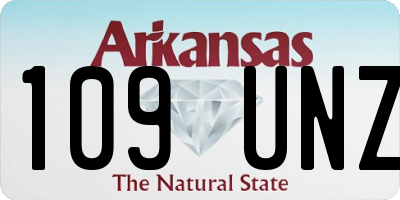AR license plate 109UNZ
