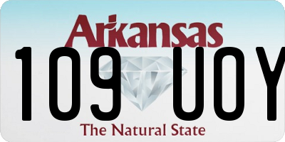 AR license plate 109UOY