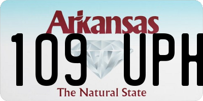 AR license plate 109UPH