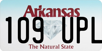 AR license plate 109UPL