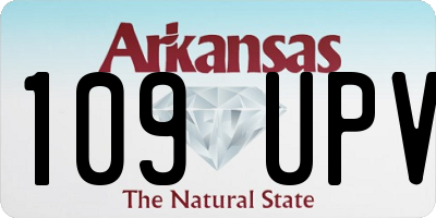 AR license plate 109UPV