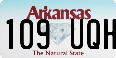 AR license plate 109UQH