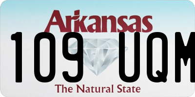 AR license plate 109UQM