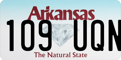 AR license plate 109UQN