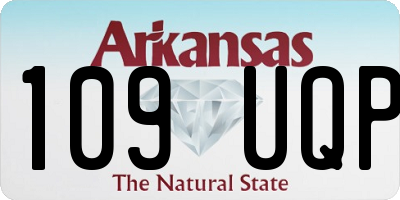 AR license plate 109UQP