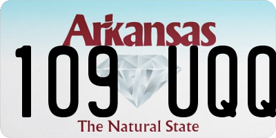 AR license plate 109UQQ