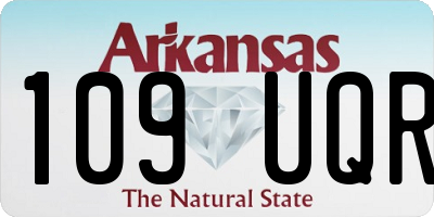 AR license plate 109UQR