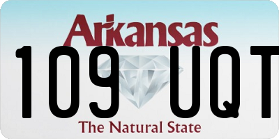 AR license plate 109UQT