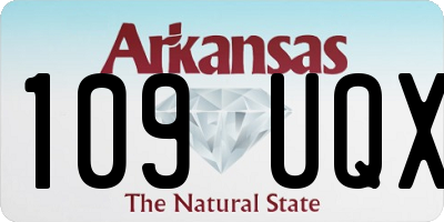 AR license plate 109UQX
