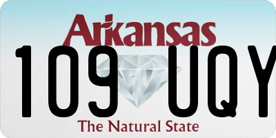 AR license plate 109UQY