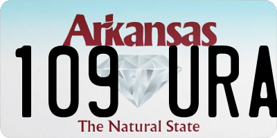 AR license plate 109URA