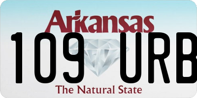 AR license plate 109URB