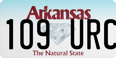 AR license plate 109URC