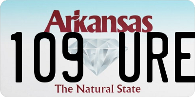 AR license plate 109URE